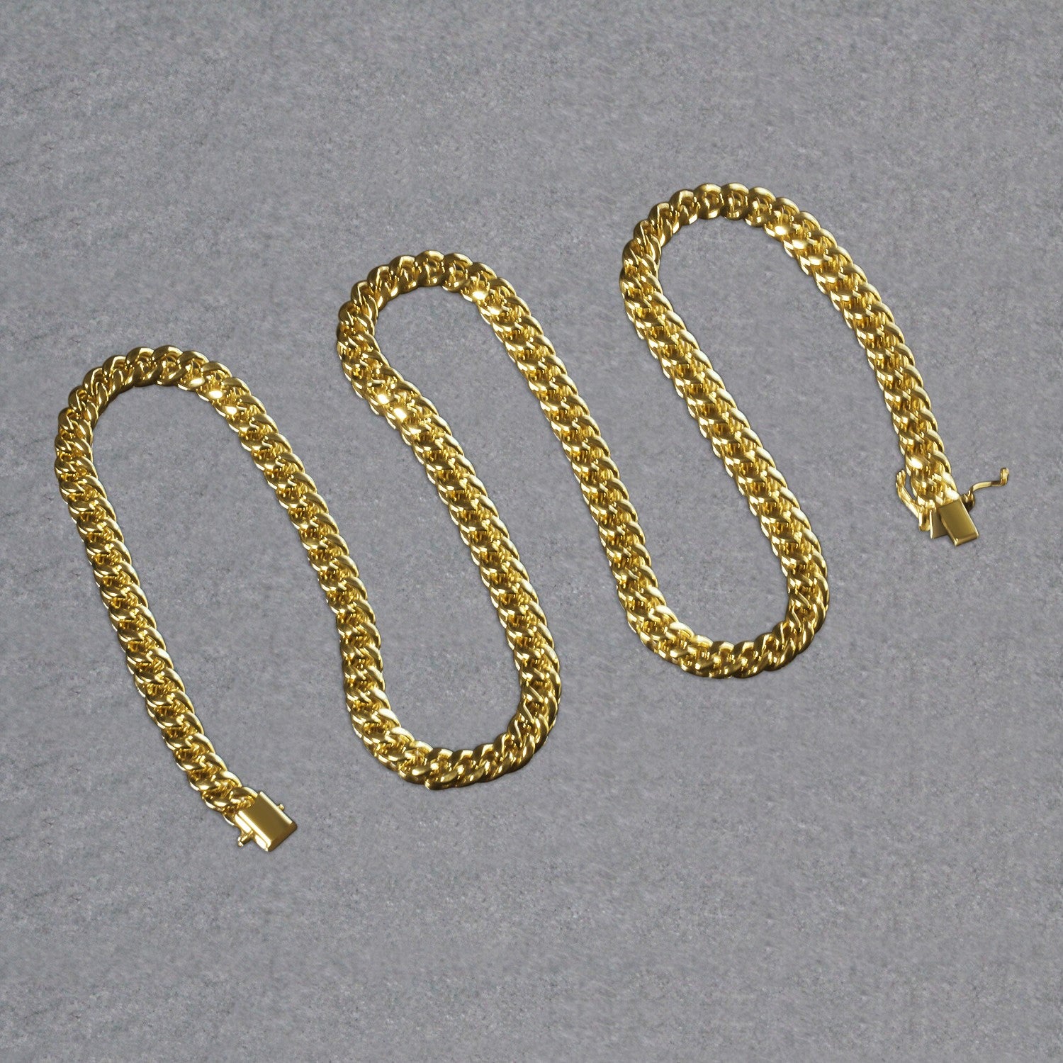 10k Yellow Gold Semi Solid Miami Cuban Chain (6.10 mm)