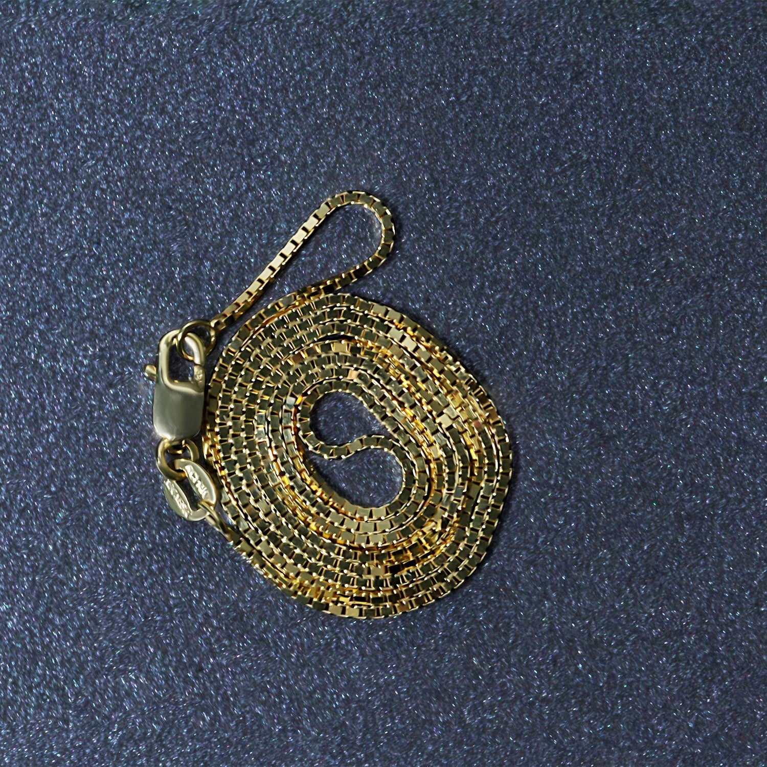 18k Yellow Gold Classic Box Chain (0.85 mm)