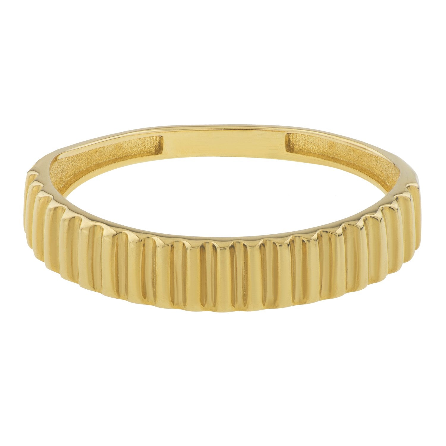 Graduated Ridge Ring in 14K Yellow Gold (1.80 mm)