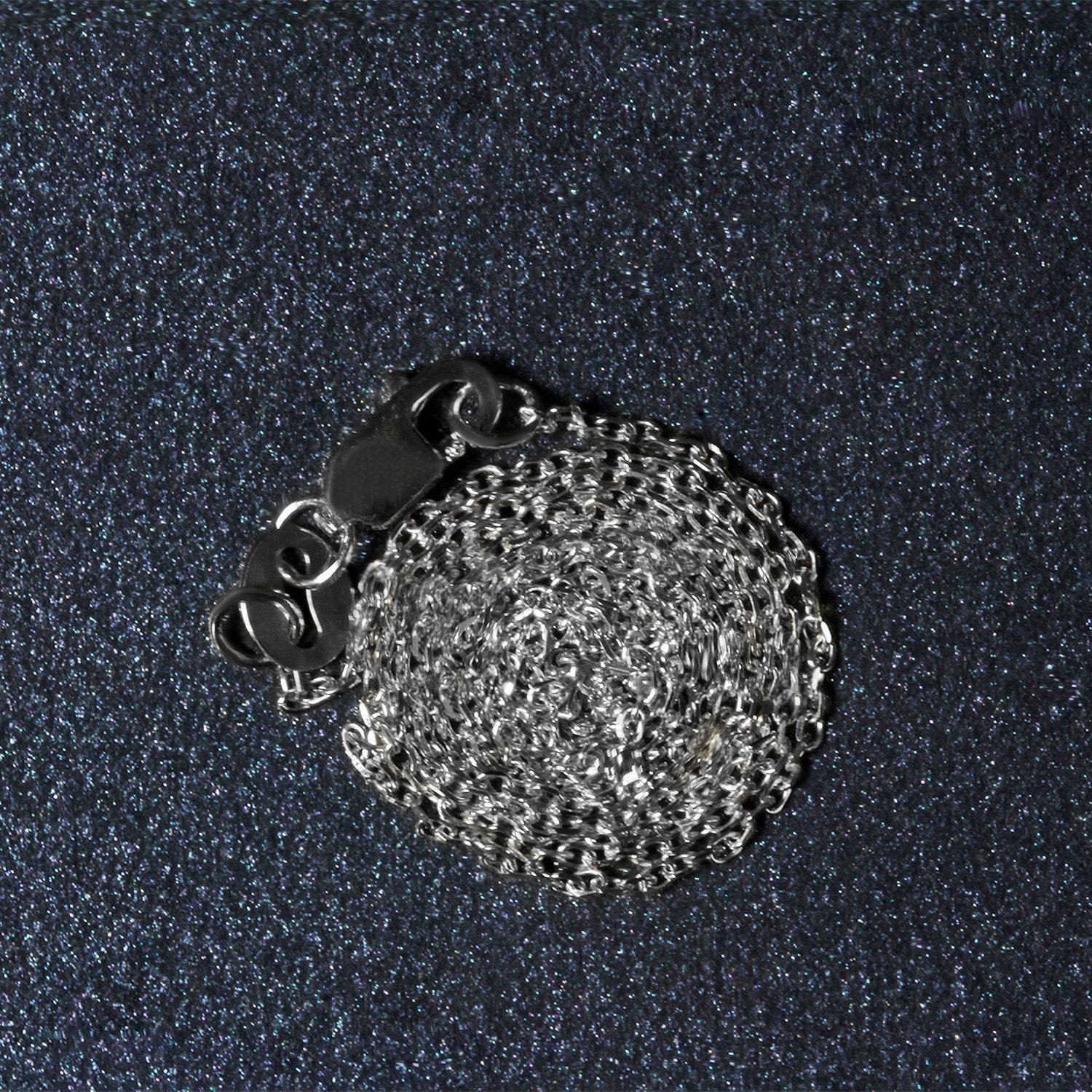 18k White Gold Diamond Cut Cable Link Chain (0.80 mm)