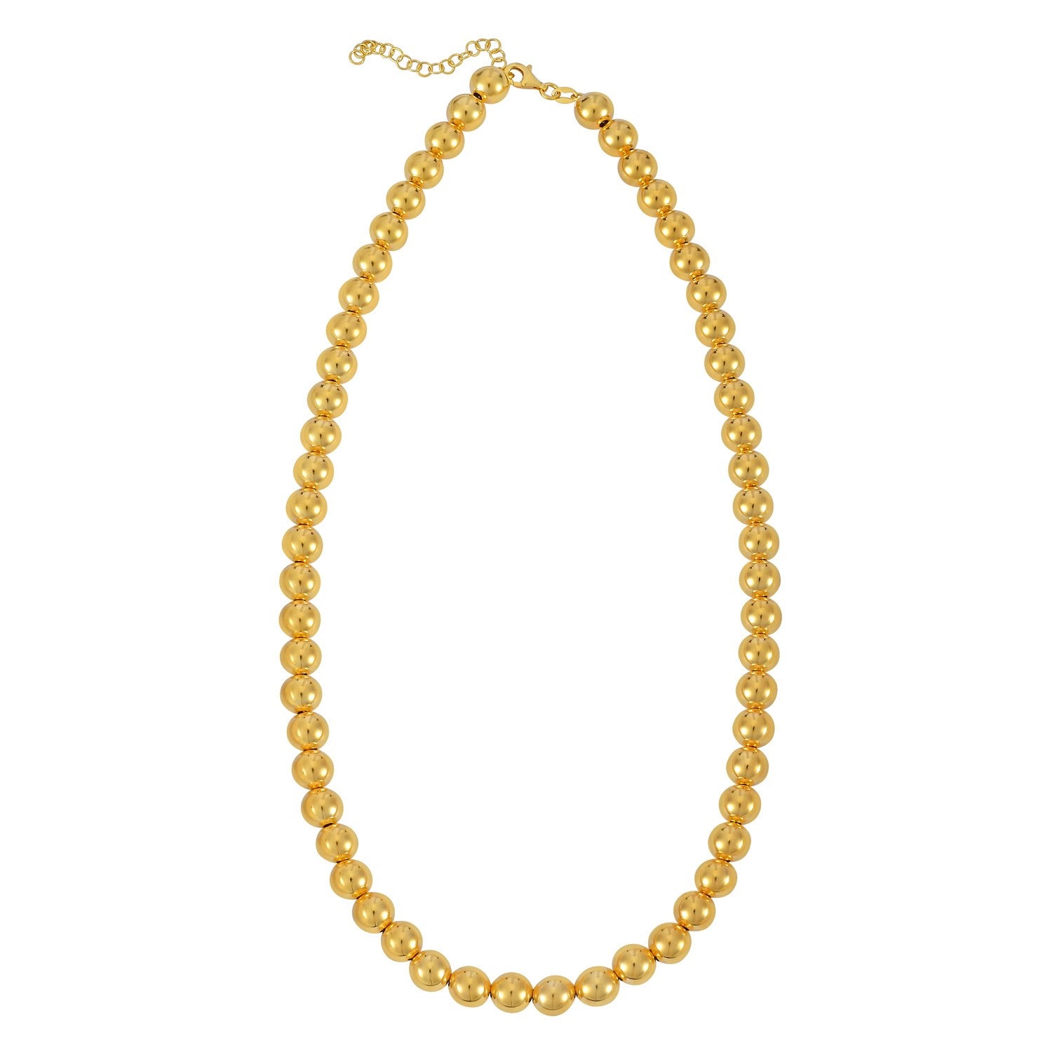 14k Yellow Gold Bead Chain (8mm)