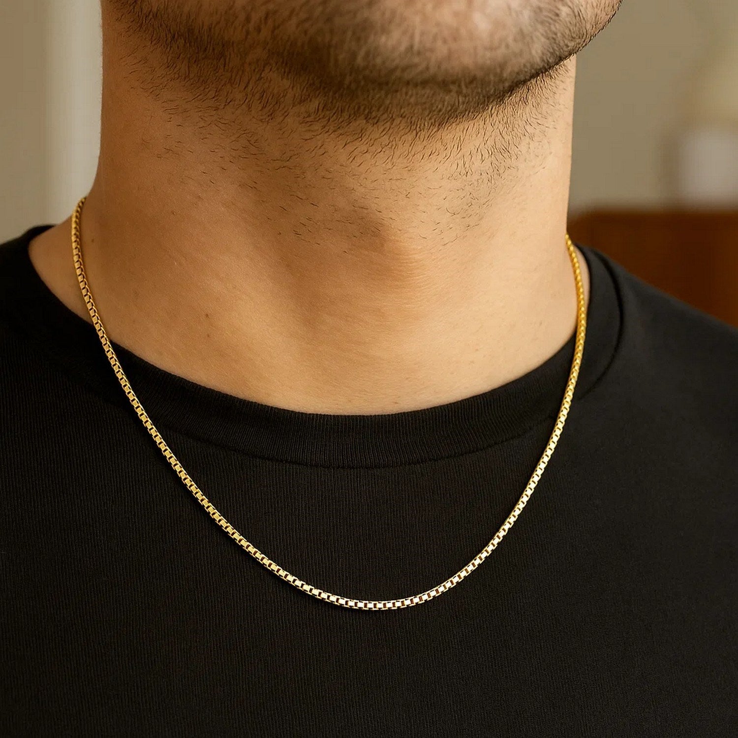 14K Yellow Gold Classic Box Chain (1.7 mm)
